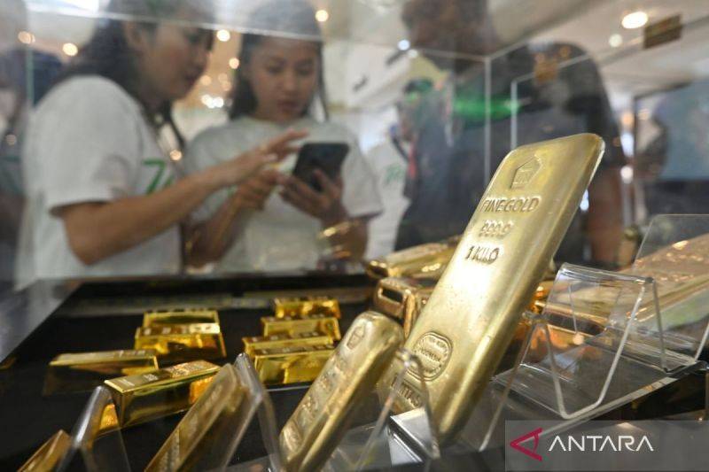 Perkembangan Harga Emas UBS dan Galeri24 di Pegadaian Senin ini
