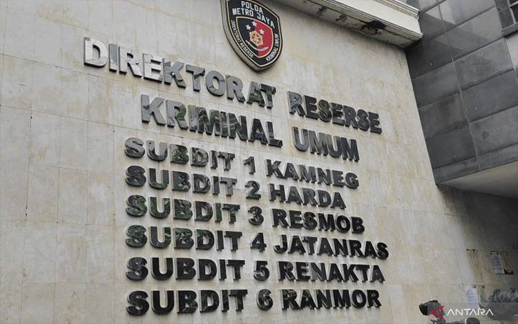 Gedung Direktorat Reserse Kriminal Umum Polda Metro Jaya. ANTARA/Ilham Kausar.