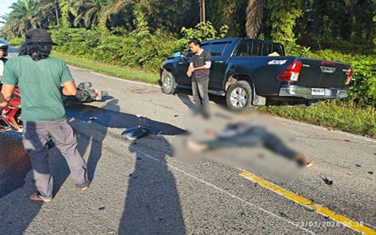Pria di Lamandau Tewas Usai Kecelakaan saat Hendak Ziarah Kubur
