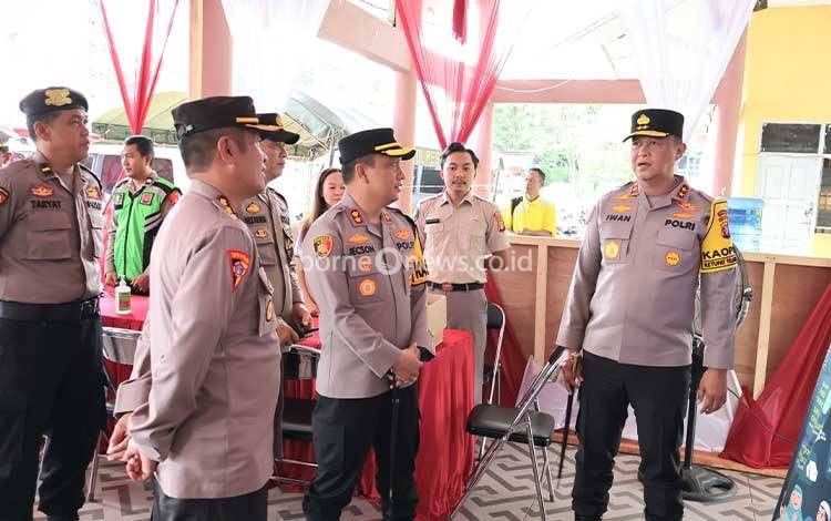 Kapolda Kalteng Tinjau Posko Operasi Telabang 2026, Pastikan Arus Balik Aman dan Nyaman di Barut dan Barsel