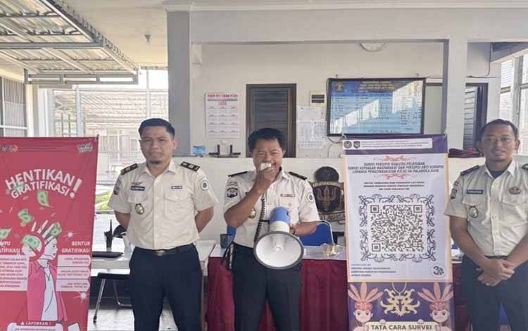 Cegah Gratifikasi, Lapas Palangka Raya Edukasi Keluarga Warga Binaan