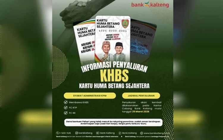 Bank Kalteng Lanjutkan Pembayaran KHBS Mulai Besok