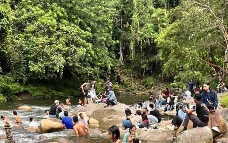 Wisata Sei Setongah Masih Ramai hingga Hari Kelima Lebaran, Pedagang Raup Keuntungan
