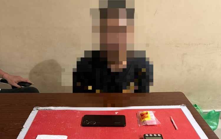 Satresnarkoba Polresta Palangka Raya Tangkap Pengedar Sabu, Sita Bukti Rp1,4 Juta dan 1,2 Gram Narkotika