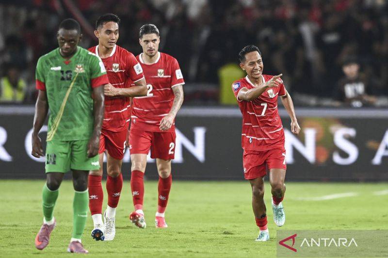 Beckham Putra Borong Dua Gol, Timnas Indonesia Unggul 2-0 atas Saint Kitts & Nevis di Babak Pertama