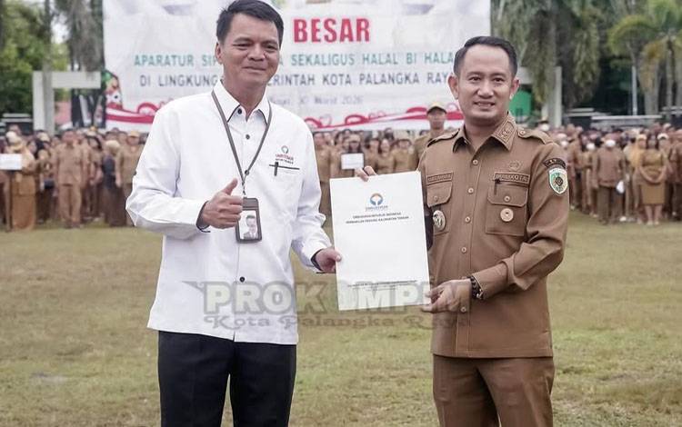Pemko Palangka Raya Raih Opini Kualitas "Tinggi" Tanpa Maladministrasi dari Ombudsman Kalteng