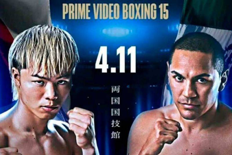 Poster laga tinju Tenshin Nasukawa (kiri) melawan Juan Francisco Estrada (kanan) yang dipublikasikan World Boxing Council (WBC) dalam laman resminya yang dipantau di Jakarta, Selasa (31/3/2026). (Laman resmi WBC)