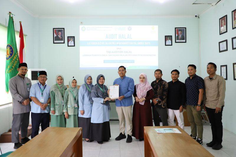 Halal Center UMPR Dampingi RSI PKU Palangka Raya Raih Sertifikasi Halal