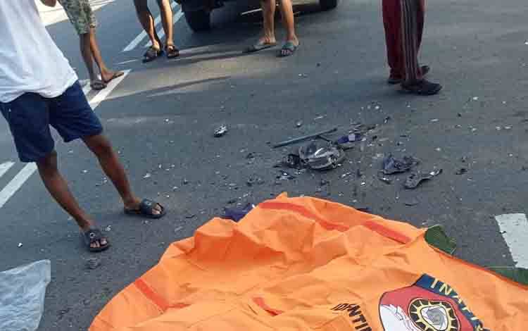 Seorang Pengendara Motor Tewas setelah Kecelakaan di Jalan Kong Ex Gambut