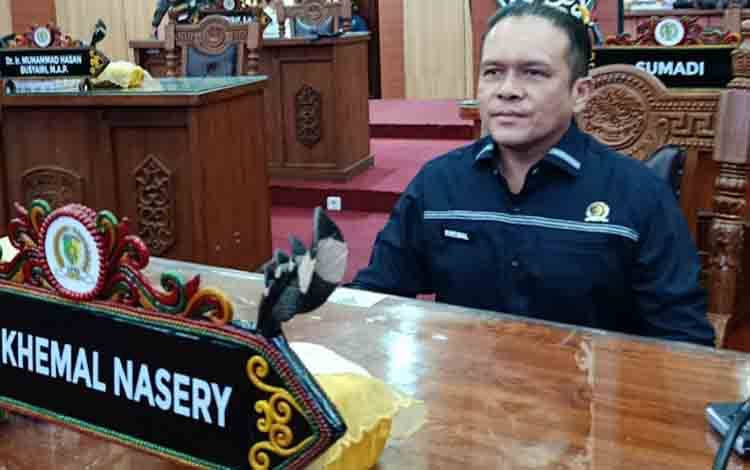 Anggota DPRD Palangka Raya, Khemal Nasery. (FOTO: MARINI)