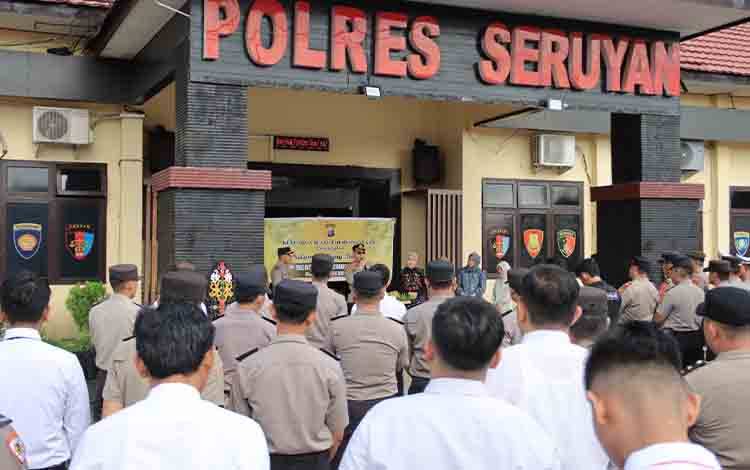 Syukuran Ulang Tahun, Kapolres Seruyan Tekankan Kekompakan Personel
