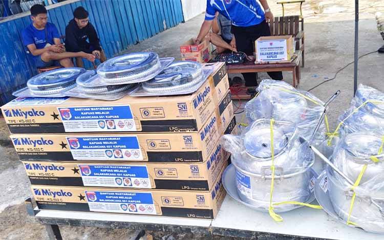 Relawan Kapuas Galang Dana, Bantu Korban Kebakaran di Jalan Anggrek