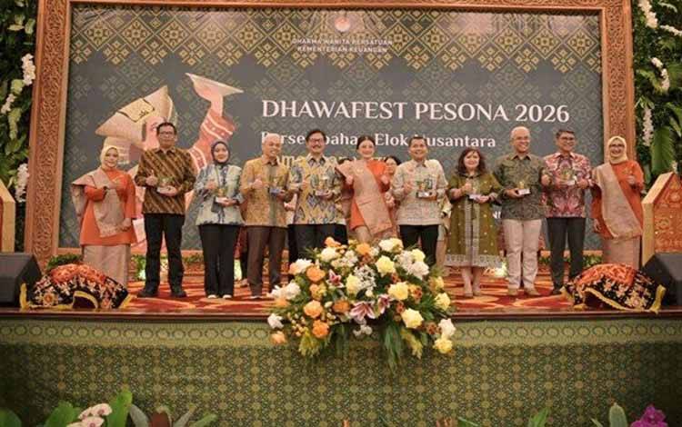 BPDP mengikuti Festival Dhawafest Pesona 2026: Persembahan Elok Nusantara yang digelar oleh Dharma Wanita Persatuan Kementerian Keuangan di Gedung Dhanapala.(FOTO: Istimewa)