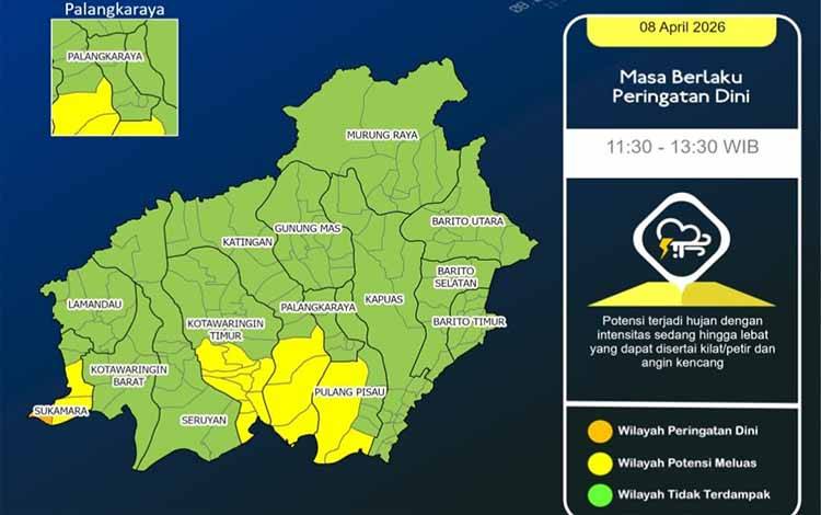 Awan Cumulonimbus Terdeteksi, BMKG Peringatkan Potensi Hujan dan Angin Kencang