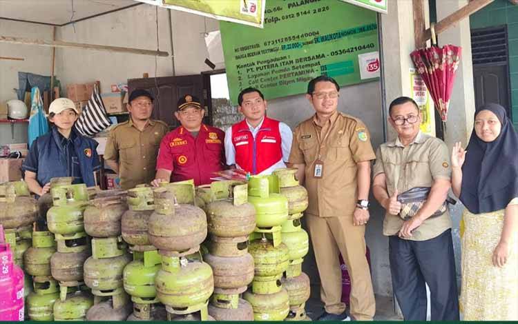 Pemko Palangka Raya Sidak Gas 3 Kg, Temukan Harga Melonjak hingga Rp 40 Ribu