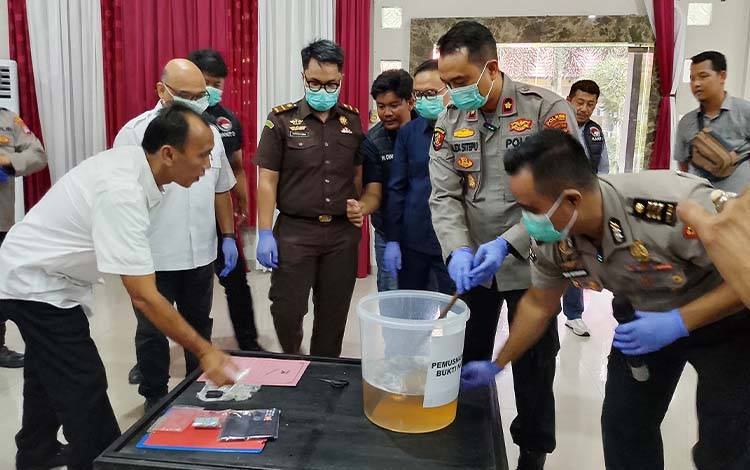 Polres Barito Timur Musnahkan 66,7 Gram Sabu, Tegaskan Komitmen Perangi Narkotika