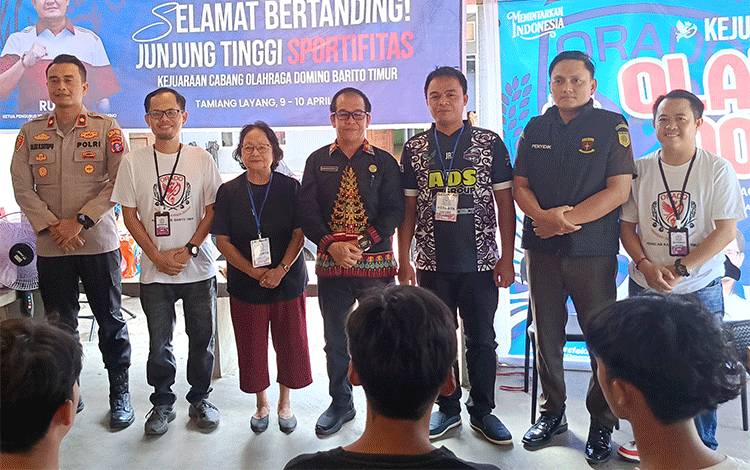 Sekda Bartim Buka Kejuaraan Domino, Dorong Atlet Tembus Level Provinsi dan Nasional