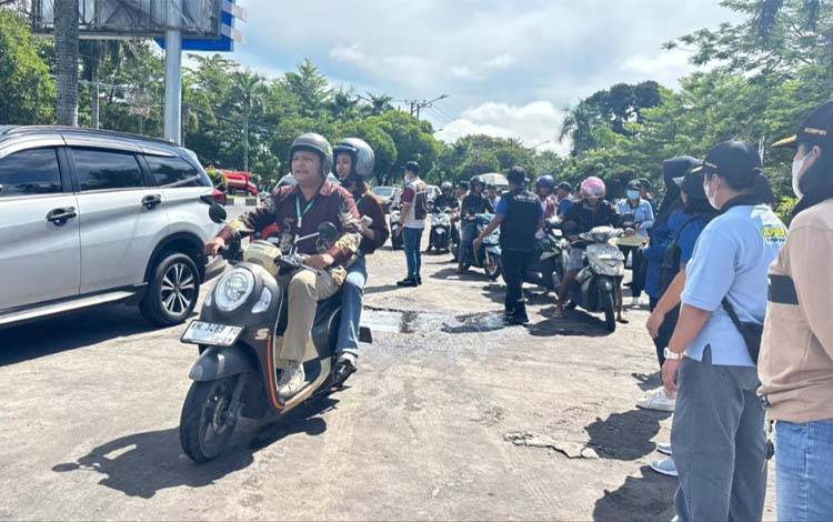 Potensi Pajak Kendaraan Rp 27,7 Juta Berhasil Terdata dari Operasi Gabungan Bapenda Hari Ini