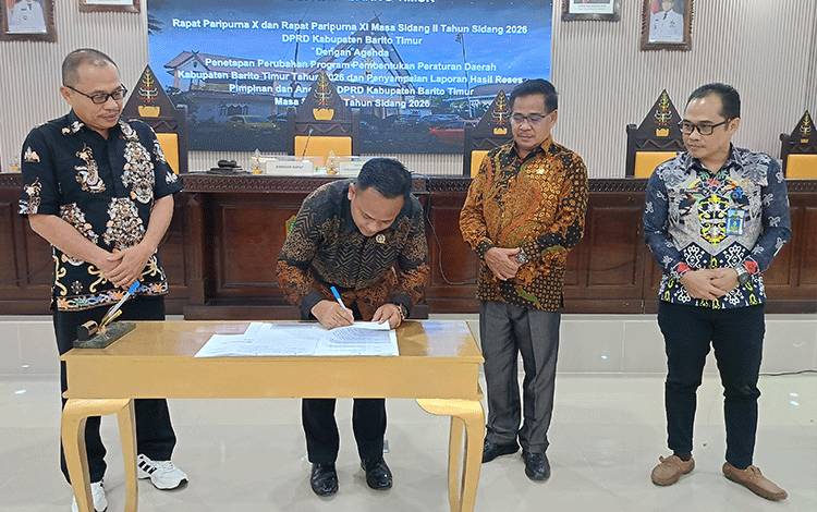DPRD Bartim Tetapkan Perubahan Propemperda 2026