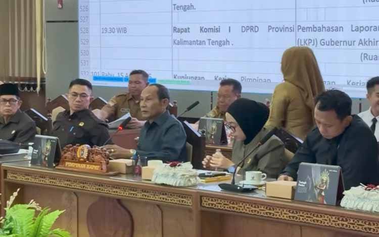 DPRD Kalteng Gelar Rapat Gabungan dengan Pemprov, Sinergikan Agenda Kerja Demi Efektivitas Pembangunan