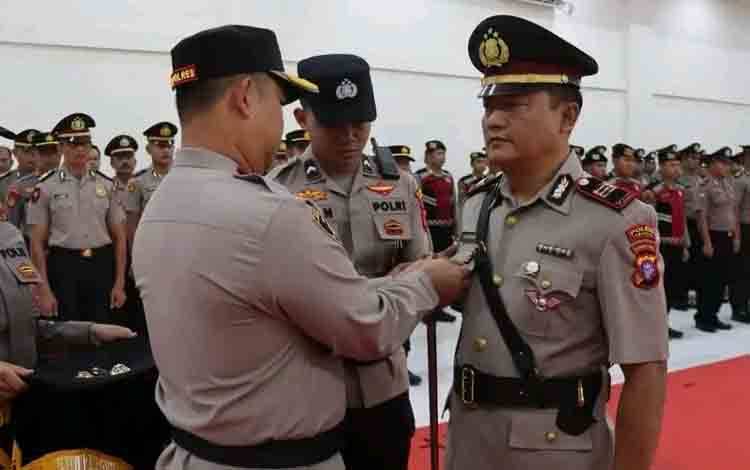 Kapolres Pimpin Serah Terima Jabatan Kasat Lantas Polres Lamandau