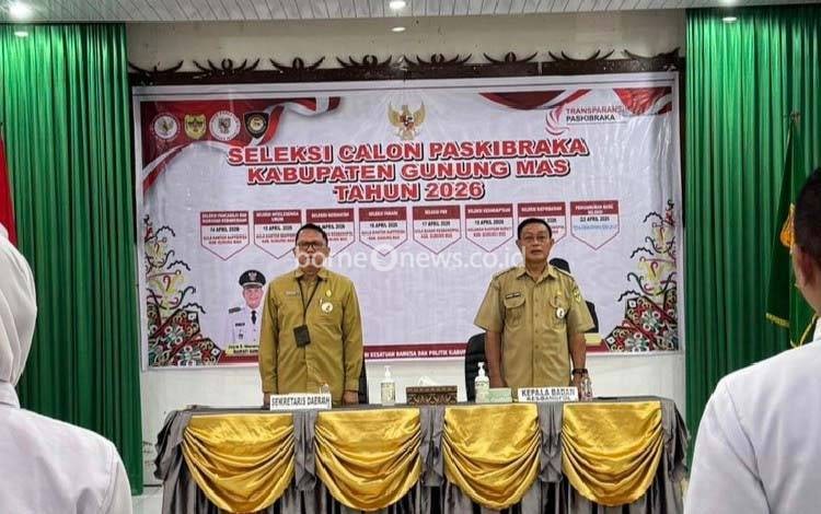 Seleksi Paskibraka Gunung Mas 2026 Tekankan Pembentukan Karakter Generasi Bangsa