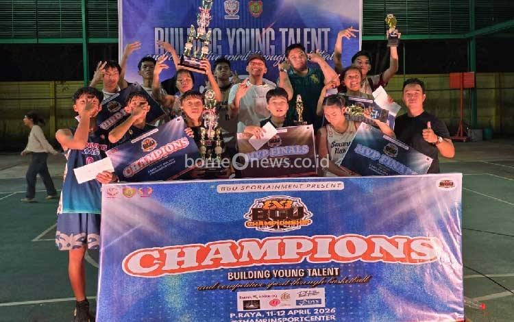 Tim Bola Basket dari Gunung Mas Borong Medali di Ajang BGU Student Championship se-Kalteng