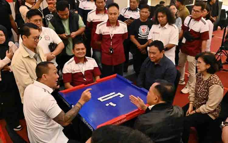 Wagub Edy Pratowo Sebut Domino Kini Jadi Olahraga Strategis