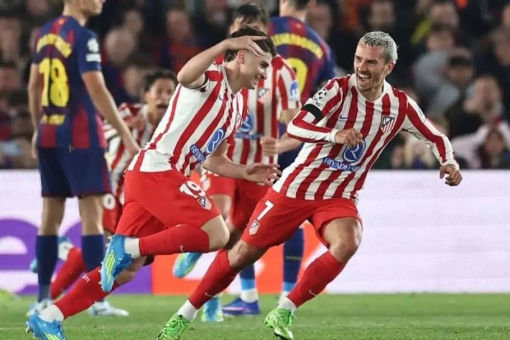 Atletico Madrid Lolos ke Semifinal Liga Champions, Barcelona Tersingkir Meski Menang 2-1