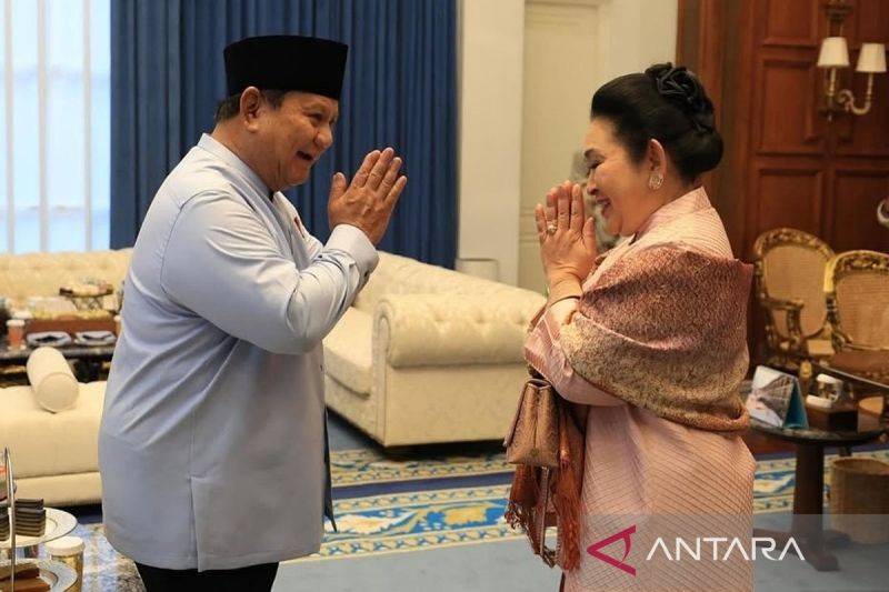 Prabowo Ucapkan Selamat Ulang Tahun ke-67 untuk Titiek Soeharto Lewat Video