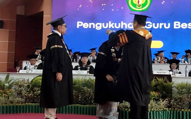 Rektor UPR: Pengukuhan Guru Besar Adalah Amanah Intelektual dan Awal Tanggung Jawab Lebih Besar