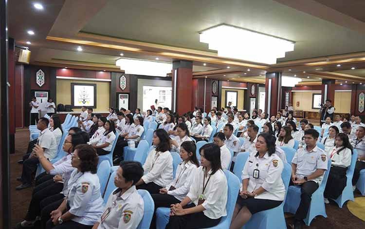 Rangkaian kegiatan perayaan Paskah ASN di lingkungan Sekretariat Daerah Provinsi Kalimantan Tengah. (FOTO:BIRO ADPIM SETDA KALTENG)