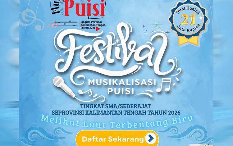 Balai Bahasa Kalteng Kembali Gelar Festival Musikalisasi Puisi Jenjang SMA 2026