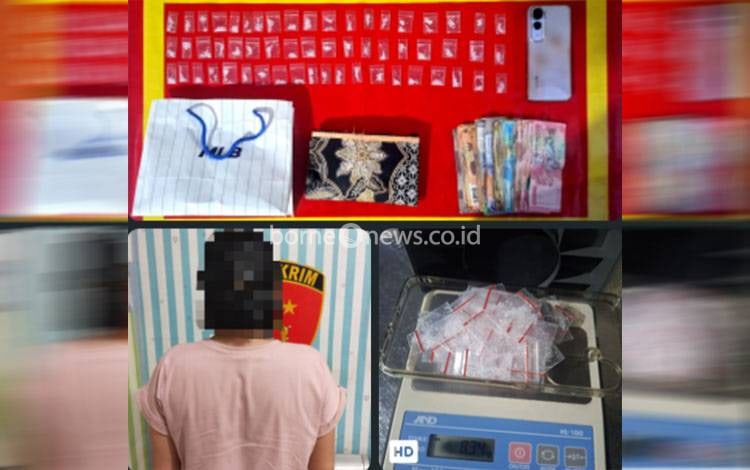 Perempuan Pengedar Sabu di Pujon Diringkus, 57 Paket Seberat 8,34 Gram Turut Disita
