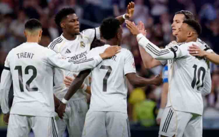 Gol Mbappe dan Vinicius Bawa Real Madrid Menang 2-1 atas Alaves