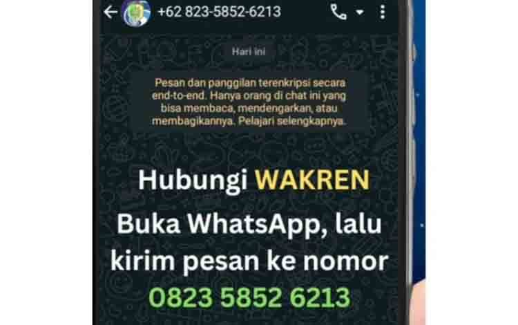 Inovasi Pemko Palangka Raya: Urus Dokumen di Kelurahan Cukup Lewat WhatsApp