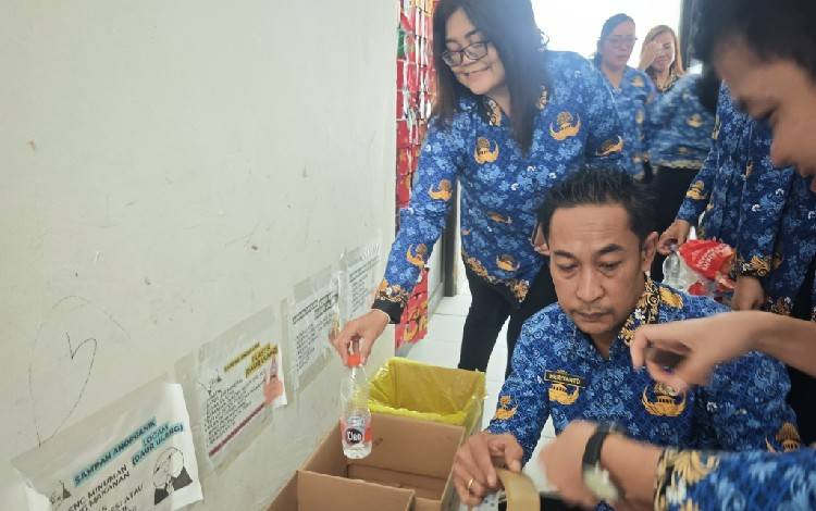 Dinkes Gunung Mas Mulai Menerapkan Kegiatan Memilah Sampah