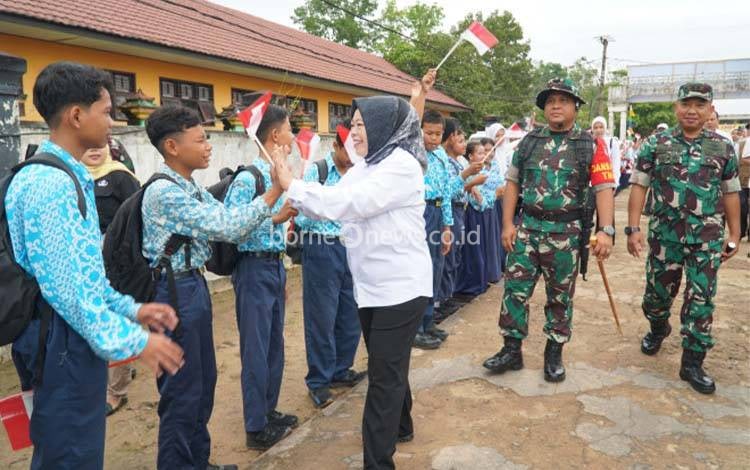 Bupat Kobar Hadiri Pembukaan TMMD ke-128 di Pangkalan Banteng