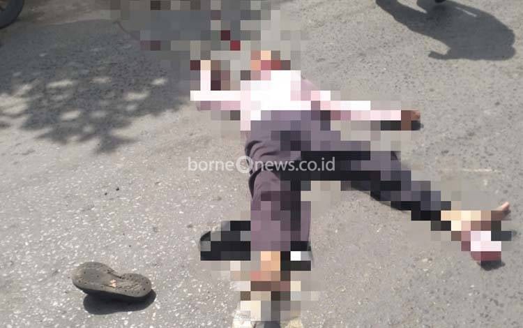 Kecelakaan di Simpang Sungai Andai-Sultan Adam, Satu Korban Meninggal Dunia