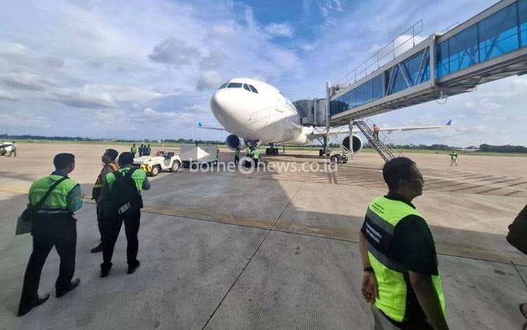 Embarkasi Haji Kalselteng Siap, 6.758 Jemaah Berangkat dari Bandara Syamsudin Noor