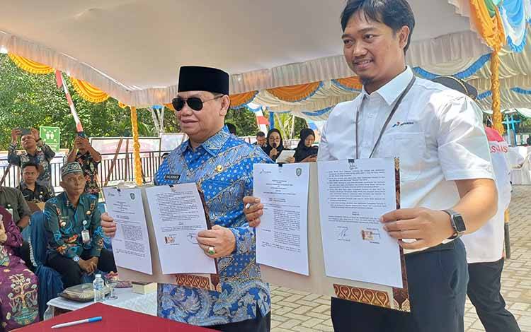 Pemkab Kotim dan Pertamina Patra Niaga Sampit Teken Kerja Sama, Dorong PAD dan Layanan Publik