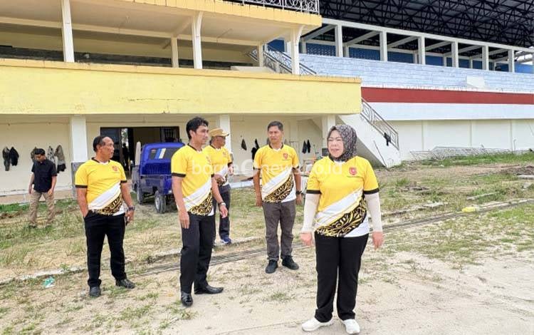 Bupati Kobar Tinjau Kesiapan Venue Porprov 2026 di Sport Center Pangkalan Bun