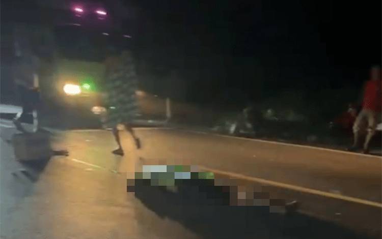Pemotor Tewas di Trans Kalimantan Basarang, Diduga Korban Tabrak Lari