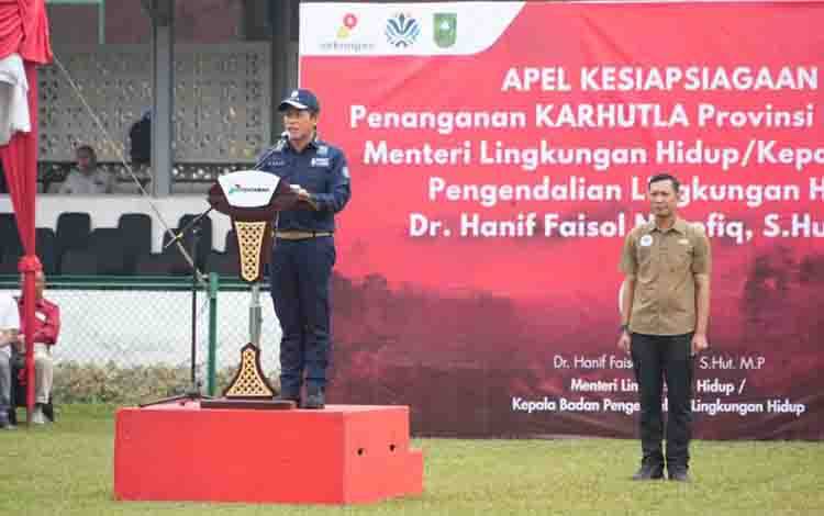 Menteri LH Minta Semua Pihak Kedepankan Deteksi Dini Tangani Karhutla