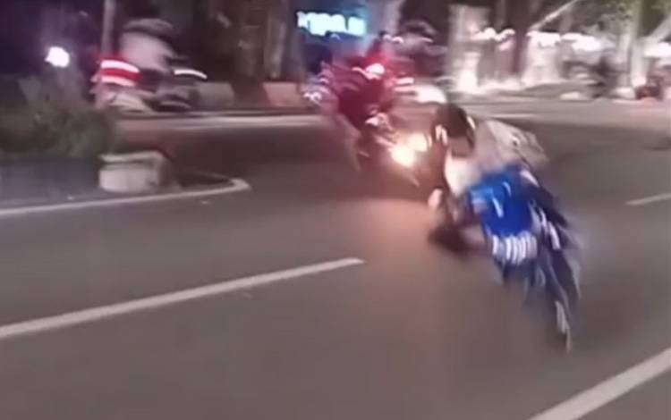 Balap Liar di Kapuas Menggila, Jalan Tambun Bungai Tak Aman Dilalui
