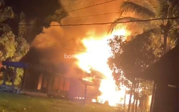 Rumah di Desa Tamiyang Ludes Terbakar, Satu Keluarga Kehilangan Tempat Tinggal