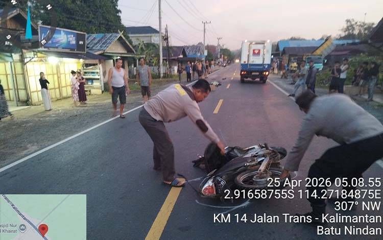Polres Kapuas Selidiki Pelaku Tabrak Lari Maut di Basarang, Pemotor Tewas di Tempat