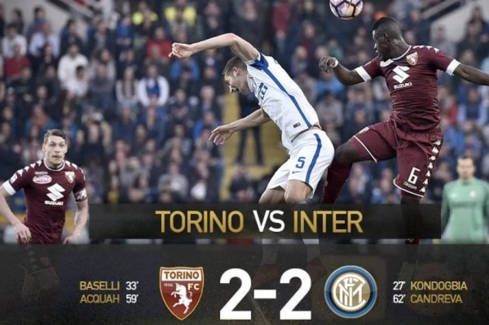 Inter Gagal Menang, Disamakan Torino 2-2 Usai Sempat Unggul Dua Gol