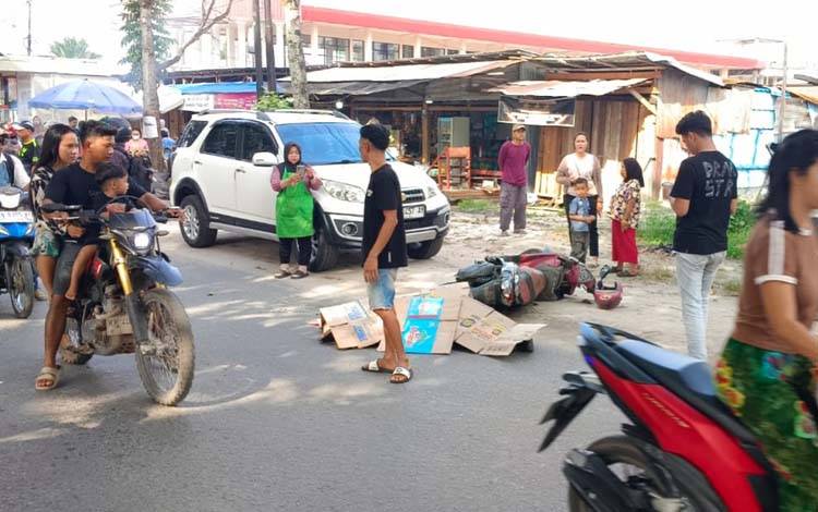 Tabrakan dengan Dump Truck di Jalan RTA Milono, Pengendara Motor Tewas di Tempat
