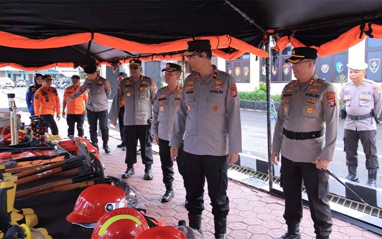 Wakapolda Kalteng Cek Kesiapan Sarpras Karhutla di Polres Seruyan